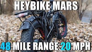 HEYBIKE Mars Review 48 M and 20 MPH Detailed Review Great Electric Bike [upl. by Hamner26]