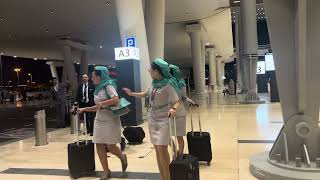 Arrival Bahrain Airport Walking Tour [upl. by Brunhild]