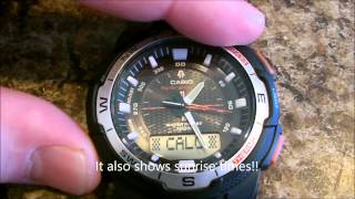 casio sgw 500h watch review [upl. by Saberio]