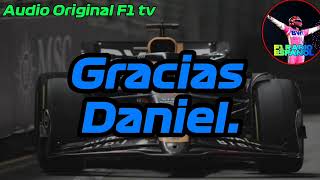 Radio Max Verstappen Agradece a Ricciardo por ayudar con la Vuelta Rápida F1 radio [upl. by Omor610]