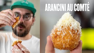 Des arancini au Comté croustifondants  🔥🤌🏻 [upl. by Laris]