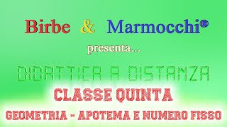 Classe quinta primaria  Geometria  Apotema e numero fisso [upl. by Cheng]