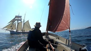 Cornish Crabbers Coble quot A glorious late summer sail in company quot [upl. by Seidnac]