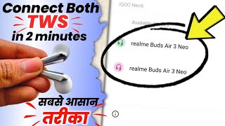 How To Connect Both Earbuds At The Same Time Only one earbuds connecting Reset TWS Earbuds 2022 [upl. by Marih]