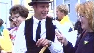 Gammaldags torg i Jakobstad 1993  Larsmo NärTV [upl. by Clementis]