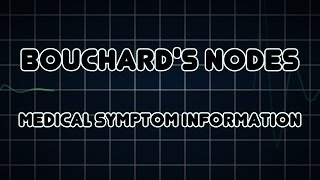 Bouchards nodes Medical Symptom [upl. by Rednaskela]