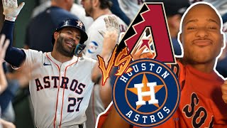 POSTSEASON FORM  DBACKS VS ASTROS GAME 2 HIGHLIGHTS FAN REACTION [upl. by Jessalin357]