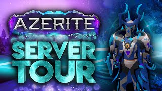 This CUSTOM RSPS is gonna be HUGE LAUNCH TOMORROW  Azerite Server Tour GIVEAWAY [upl. by Attaynek]