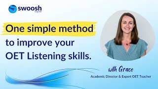 One Simple Method to Improve Your OET Listening Skills [upl. by Larena]