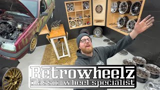 Hello Youtube Join the daily Retrowheelz life Building wheels and saving cars [upl. by Chasse51]