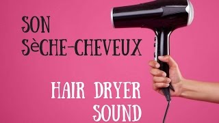 Bruit Blanc  🎼 2hrs SècheCheveux  Hair Dryer Sound  Relaxation Endormir bébé [upl. by Jabez]