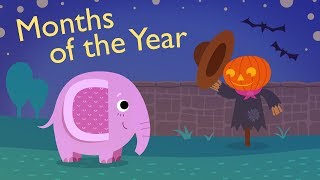 Months of The Year for Kids  Learn 12 Months of the Year  Kids Academy [upl. by Adok]