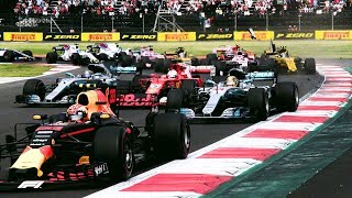 Hamiltons Dramatic Fourth Title Win  2017 Mexican Grand Prix [upl. by Matthaus]