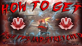 HOW TO GET SMOOTH FPS AND HOW TO SET STRETCHED IN APEX LEGENDS [upl. by Pollux747]