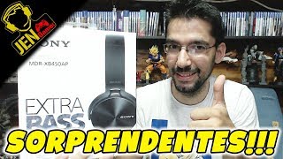 Auriculares Económicos Muy Buenos  Sony MDRXB450AP [upl. by Eilrahc]