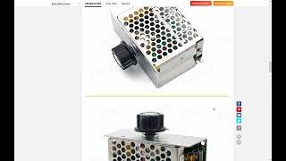 Comment brancher les fils sur un régulateur de tension 220 volts Aliexpress [upl. by Annayd]