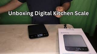 Unboxing Etekcity Food Scale A 22lb Capacity [upl. by Siocnarf]