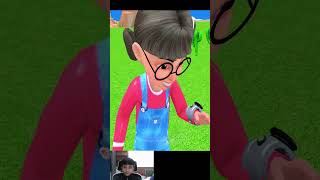 Scary Teacher 3D vs Squid Game Become Superhero Escape Cage Challenge Granny Loser shortvideo [upl. by Suoiradal]