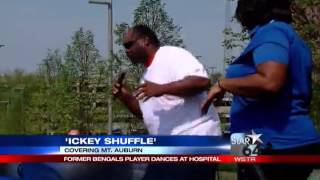 Ickey Woods leads giant Ickey Shuffle [upl. by Dyol325]