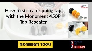 How to stop a dripping tap with the Monument 450P Tap Reseater [upl. by Fulvia]