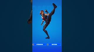 EMOTE PIROUETTE DE LA VEUVE SUR FORTNITE Shorts Fortnite [upl. by Ecirual172]