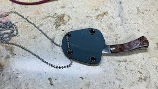 Finished the neck knife [upl. by Inalaeham697]