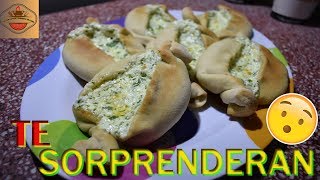 EMPANADAS ÁRABES DE QUESO 🥟🥟 FATAY DE QUESO  COCINA DE RESTAURANTE EN CASA [upl. by Atazroglam]