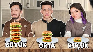 BÜYÜK  ORTA VEYA KÜÇÜK YEMEK YARIŞMASI  w merteren1 [upl. by Nelda148]