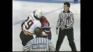 Gino Odjick vs Lyle Odelein [upl. by Kristin726]