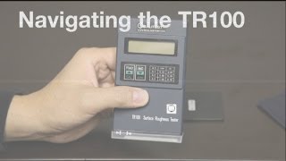 Qualitests TR100  Navigating the TR100 [upl. by Saltzman]