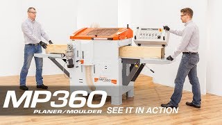 MP360 Foursided PlanerMoulder in Action  WoodMizer [upl. by Olatha]