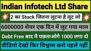 Indian Infotech Share News 🔥 Indian Infotech Share Price 🔥 Indian Infotech And Software Ltd Share 🔥 [upl. by Bedad527]