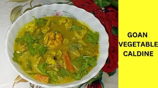 Goan Vegetable Caldine Recipe  Easy Vegetable Caldine Recipe  Vegetable Caldine [upl. by Aztilem]