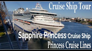 Sapphire Princess Cruise Ship Tour  11 days roundtrip Inside Passage Glacier Bay  Alaska Cruises [upl. by Arivle]