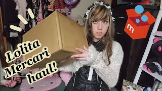 Lolita Fashion Mercari Haul [upl. by Sassan]