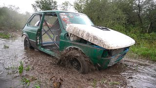 ENTERRAMOS EL FIAT 147 HASTA EL ZOCALO  EL AUTO ACUATICO ✔ SE PICO 🌨  Radialero Team [upl. by Jennifer509]