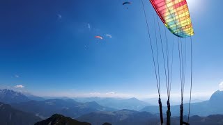 Thermals for Lunch  Paragliding  KoessenAustrian Alps with some lee [upl. by Akiram]