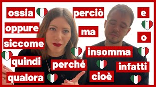 15 Connettivi Logici Per Migliorare il tuo Italiano  Connetti le FRASI ITALIANE come un Madrelingua [upl. by Iz]