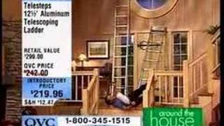 QVC Ladder Fall Blooper [upl. by Lonee842]