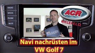 Nachrüstung der Navigation beim VW Golf 7 mit dem Composition Media Radio [upl. by Grimes694]