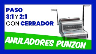 📒 Encuadernadora manual de wireo PMA S310S210 con ANULADOR DE PUNZONES Y cerrador [upl. by Bradski]