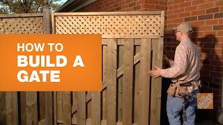 How To Build A Gate With Bonus Lattice Feature [upl. by Doralyn]