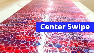 Center Swipe Acrylic Pour Painting  OMG the cells [upl. by Maegan]