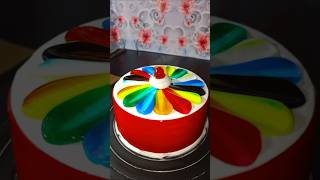 Multi colour cake decorating बच्चों के लिए केक cake decorating ideas short feed virals short [upl. by Beverle]