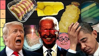 PRESIDENTS RANK CURSED FOOD [upl. by Wurst]