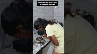 Made Birthday😍Surprise Cake 🎂 for my Hubby Oreo Chocolate 🍫 cake 😋 ytshorts shortsfeed subscribe [upl. by Zeph]