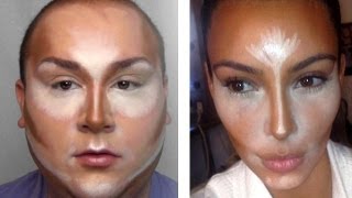 Contour à la Kim Kardashian [upl. by Bronson140]