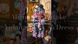 Mizutamabatake Yukata Remake Dress handmade anime manga kimono remake ハンドメイド japan [upl. by Armstrong]