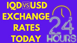 IQD VS USD Exchange Rates Today Latest Update 2024🔥Prediction 2024 🔥dinar update [upl. by Eylhsa]