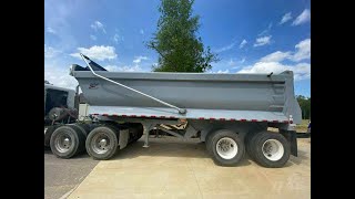 2016 Manac 24ft End Dump Trailer for sale [upl. by Ennaillek472]